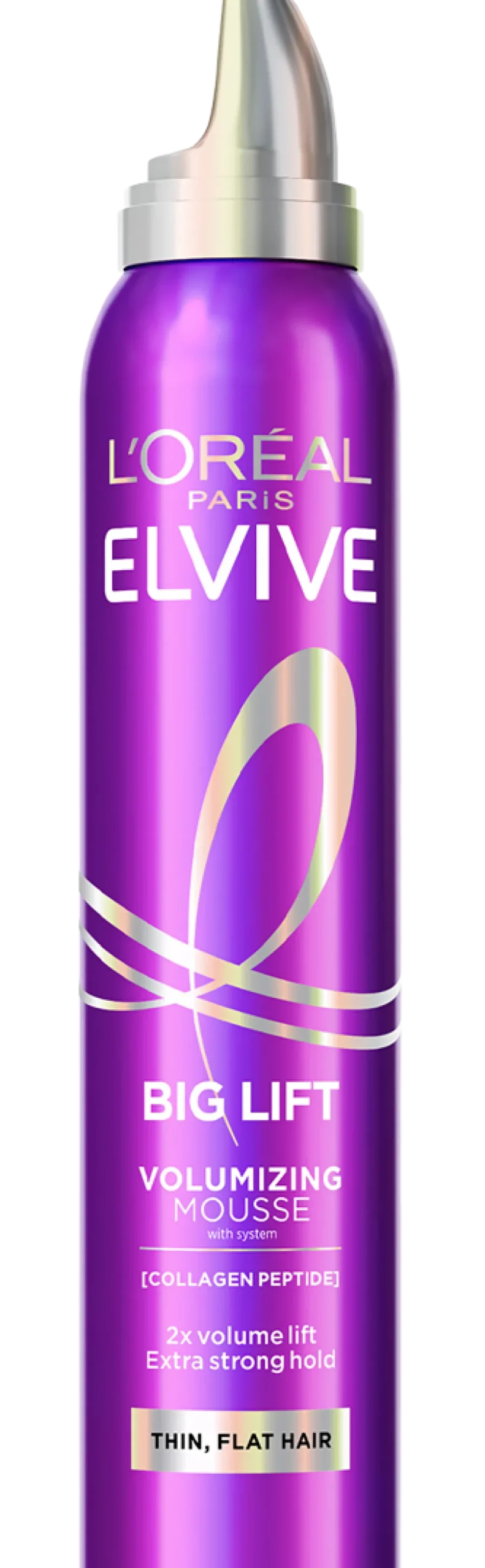 Collagen Peptide + Lifter Big Lift Volumizing Mousse for Thin, Flat Hair