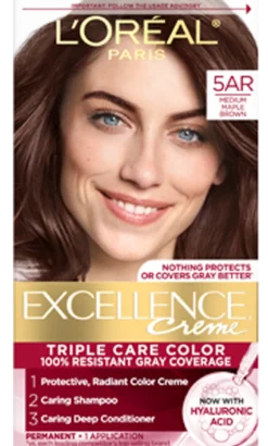 Crème Triple Care Permanent Hair Color for 100% Gray Hair Coverage