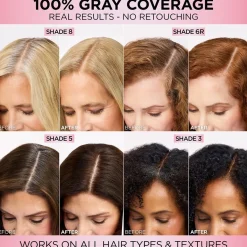 Crème Triple Care Permanent Hair Color for 100% Gray Hair Coverage