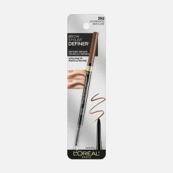 Definer Mechanical Waterproof Ultra-Fine Tip Eyebrow Pencil with Spoolie Brush