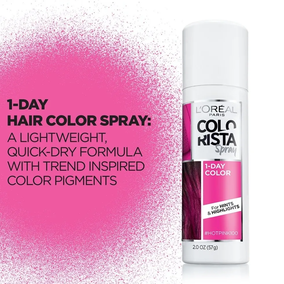 Hair Makeup Temporary 1-Day Hair Color Spray