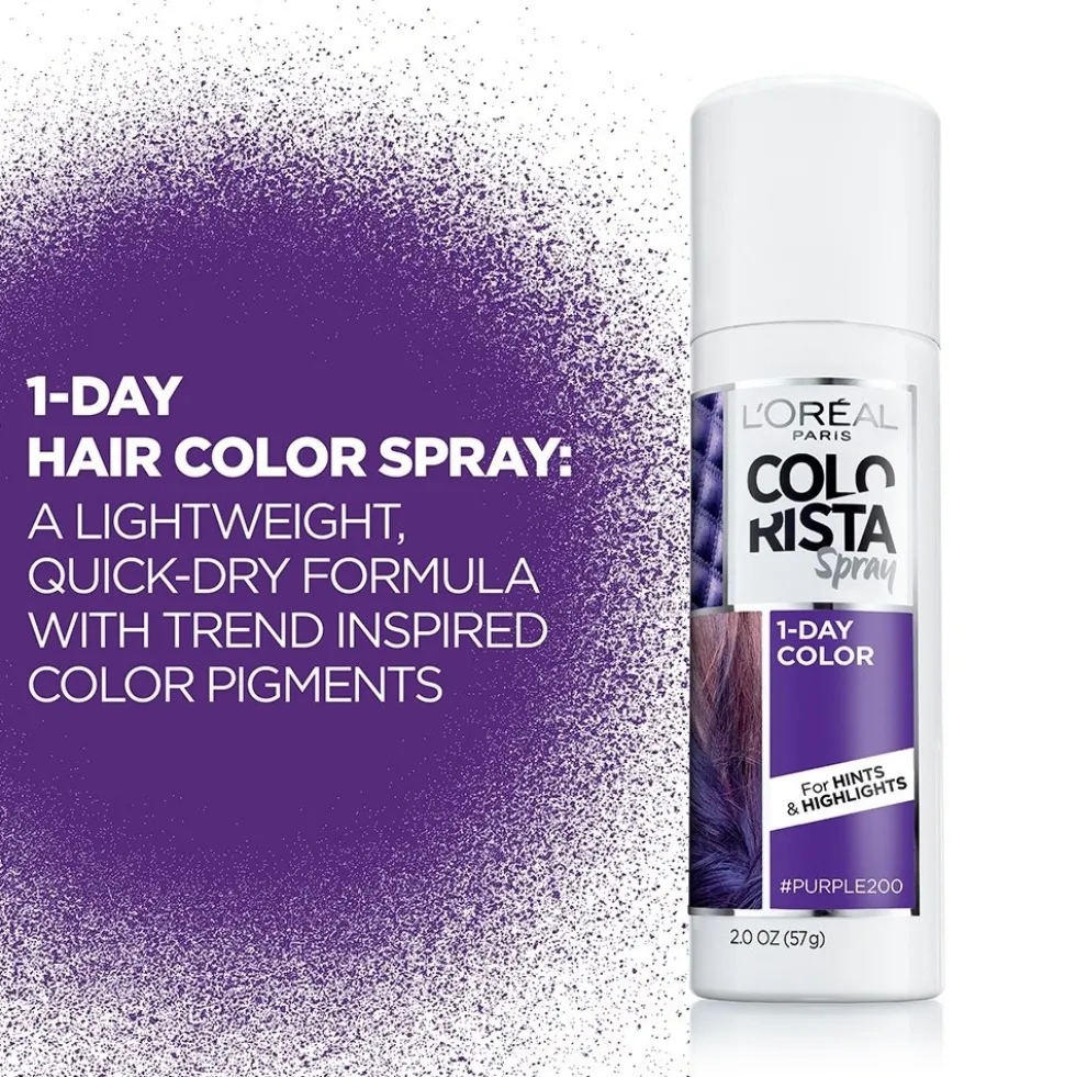 Hair Makeup Temporary 1-Day Hair Color Spray