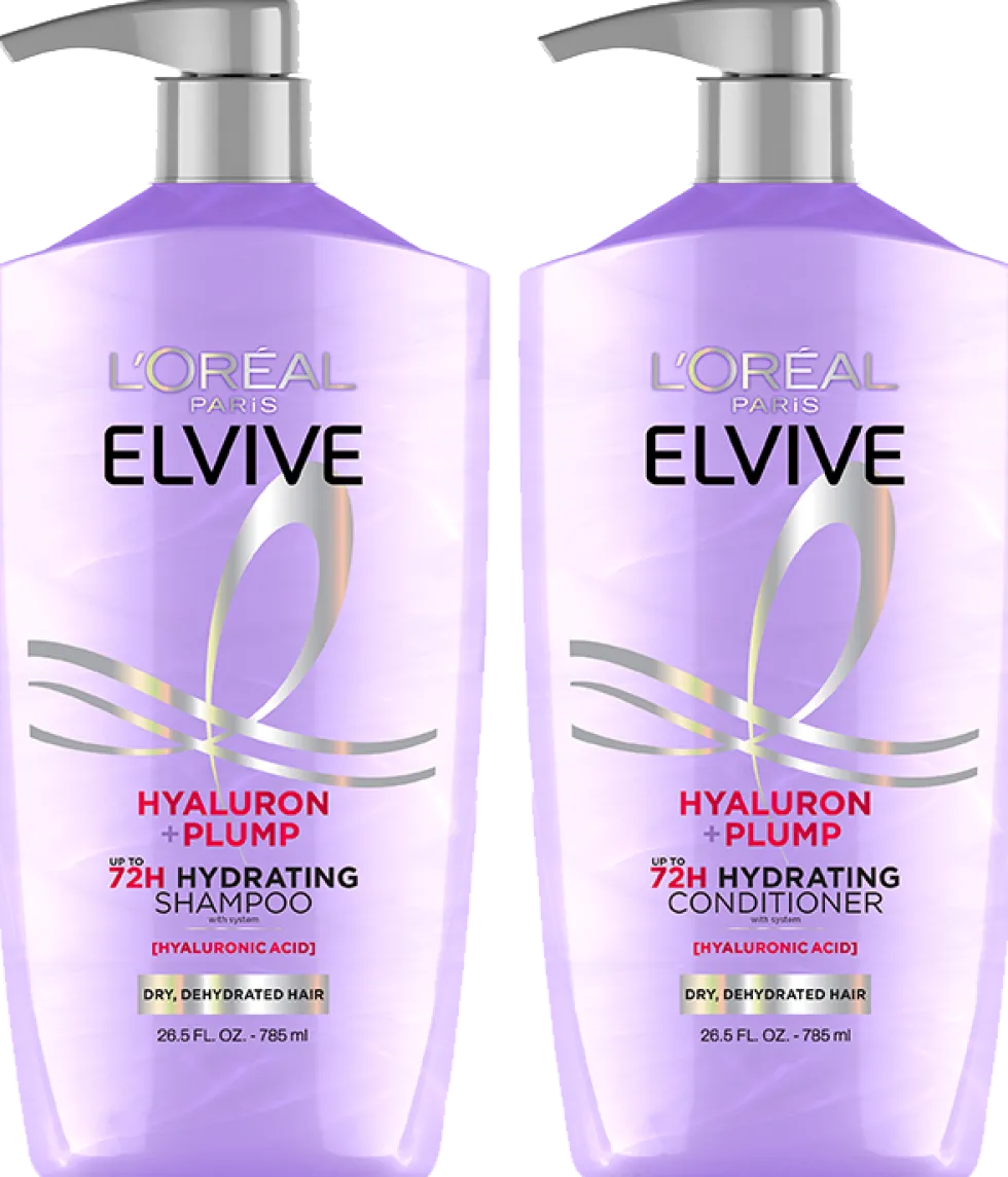 Hyaluron + Plump Hydrating Shampoo & Conditioner for Dry Hair