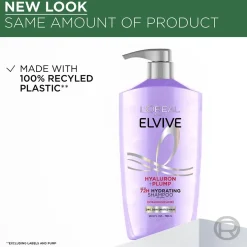 Hyaluron + Plump Hydrating Shampoo with Hyaluronic Acid for Dry Hair
