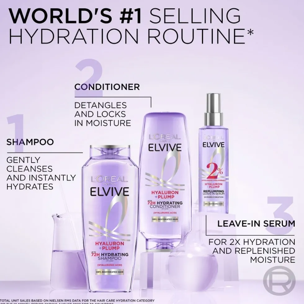 Hyaluron + Plump Moisture Leave-In Serum For Dry Hair