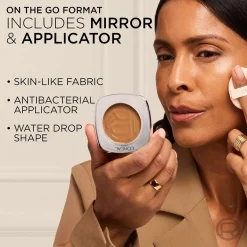 Hyaluron Tinted Balm Foundation for Mature Skin with Buildable Light to Medium Coverage