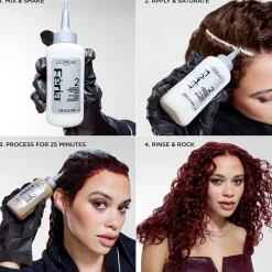 Multi-Faceted Shimmering Permanent Hair Color with Deep Conditioning