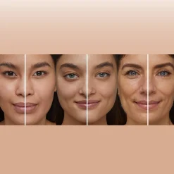 Nude Hyaluronic Tinted Serum Foundation with 1% Hyaluronic Acid, Lightweight Coverage For Dry Skin