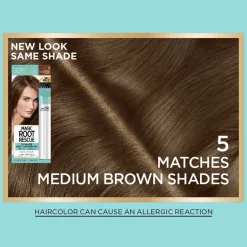 Permanent 10-Minute Root Coloring Kit for 100% Gray Hair Coverage