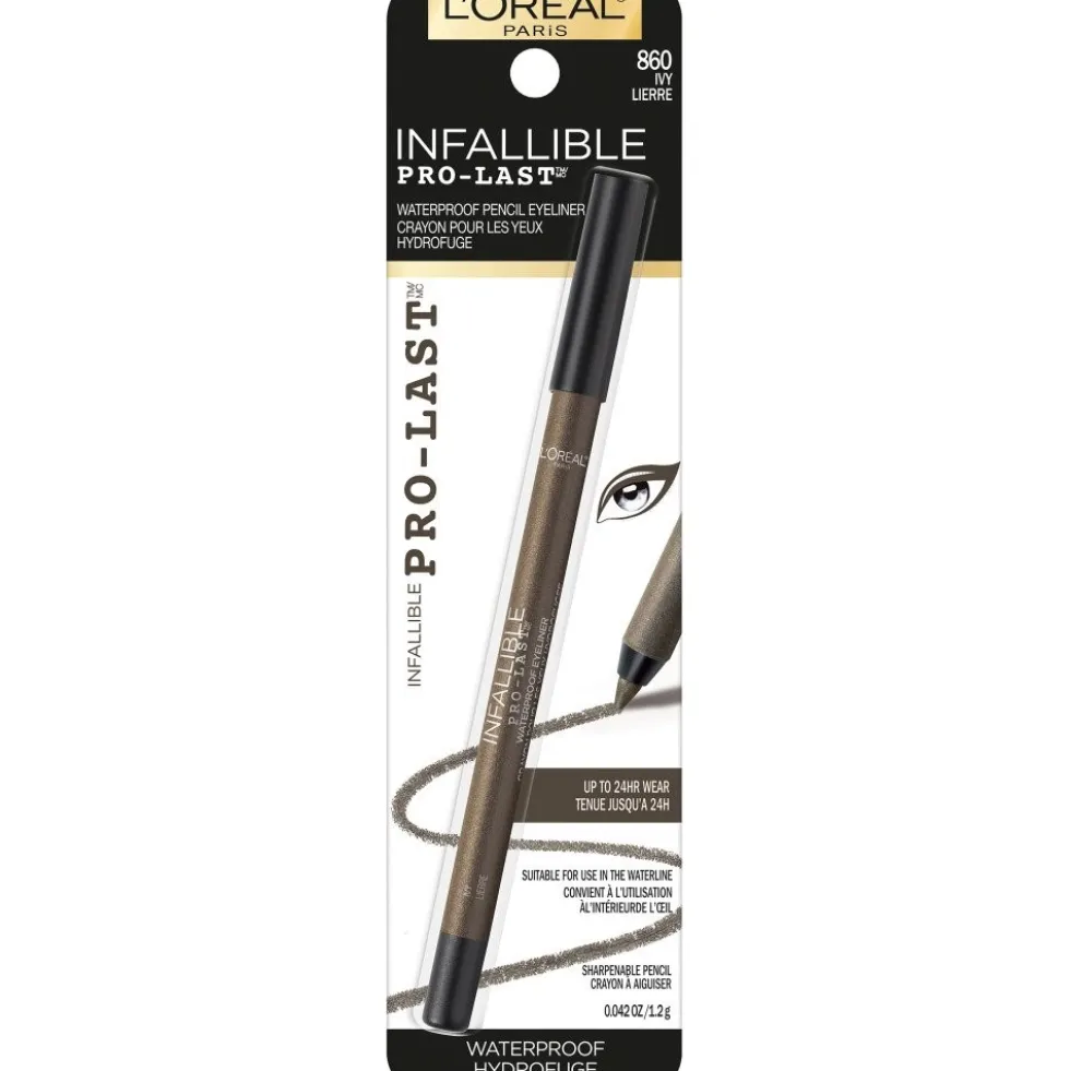Pro-Last Waterproof, Up to 24HR Pencil Eyeliner