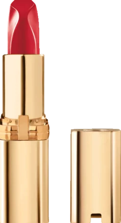 Reds Of Worth Satin Lipstick With Saturated Color