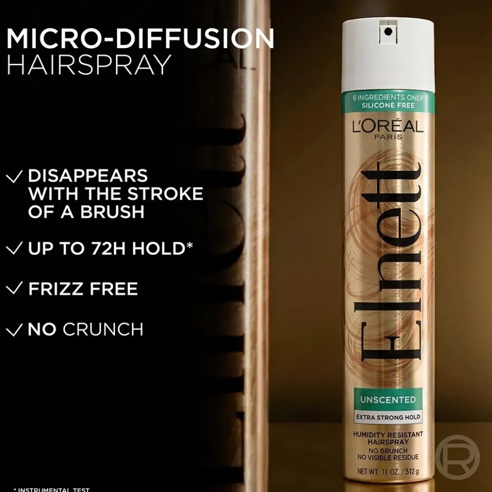 Satin Extra Strong Hold Hairspray Unscented Travel Size