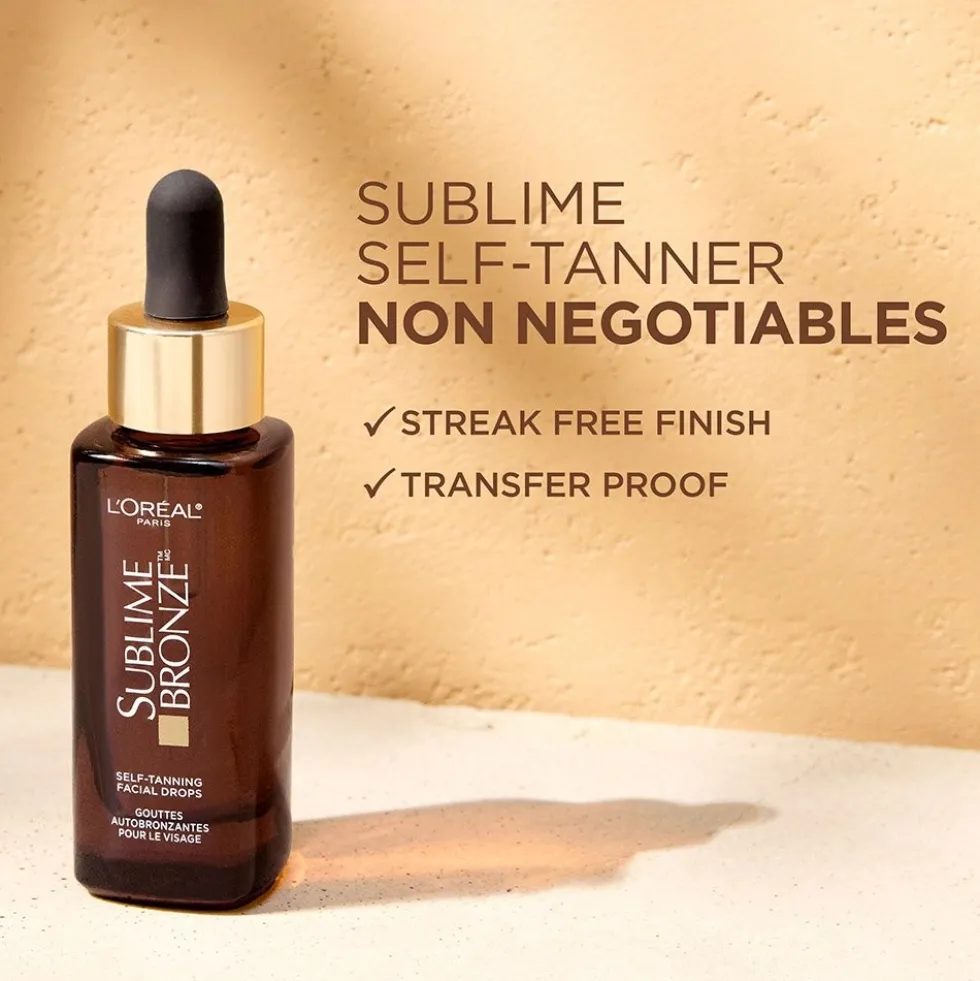 Self-Tanning Facial Drops, Fragrance-Free