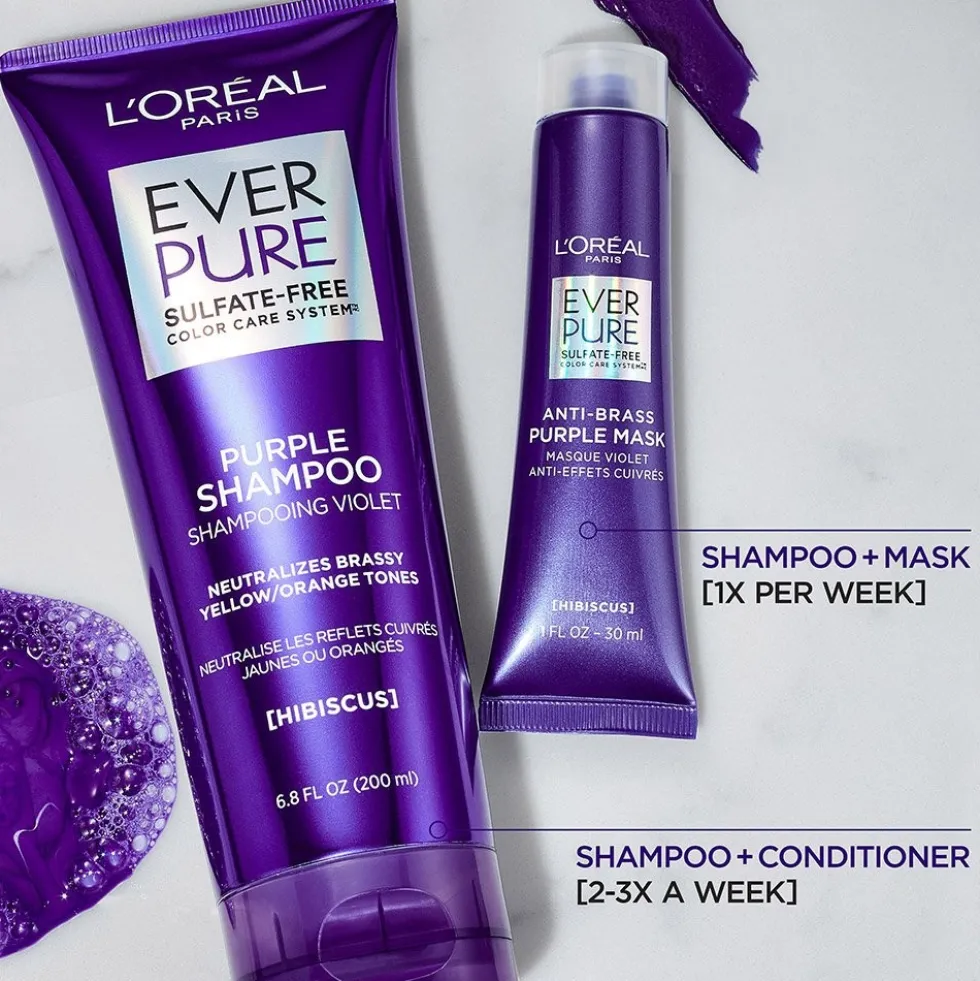 Sulfate-Free Anti Brass Purple Mask Treatment