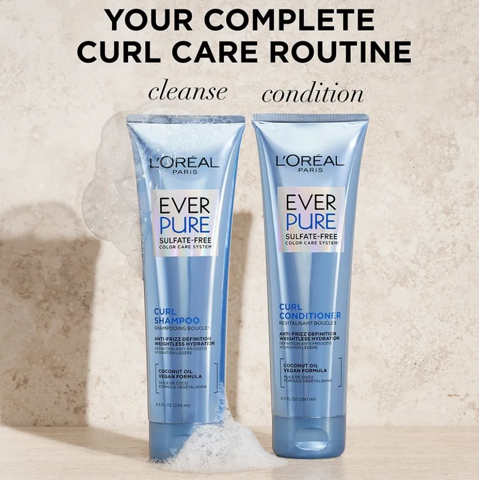 Sulfate Free Curl Shampoo for Bouncy, Shiny Curl Hair