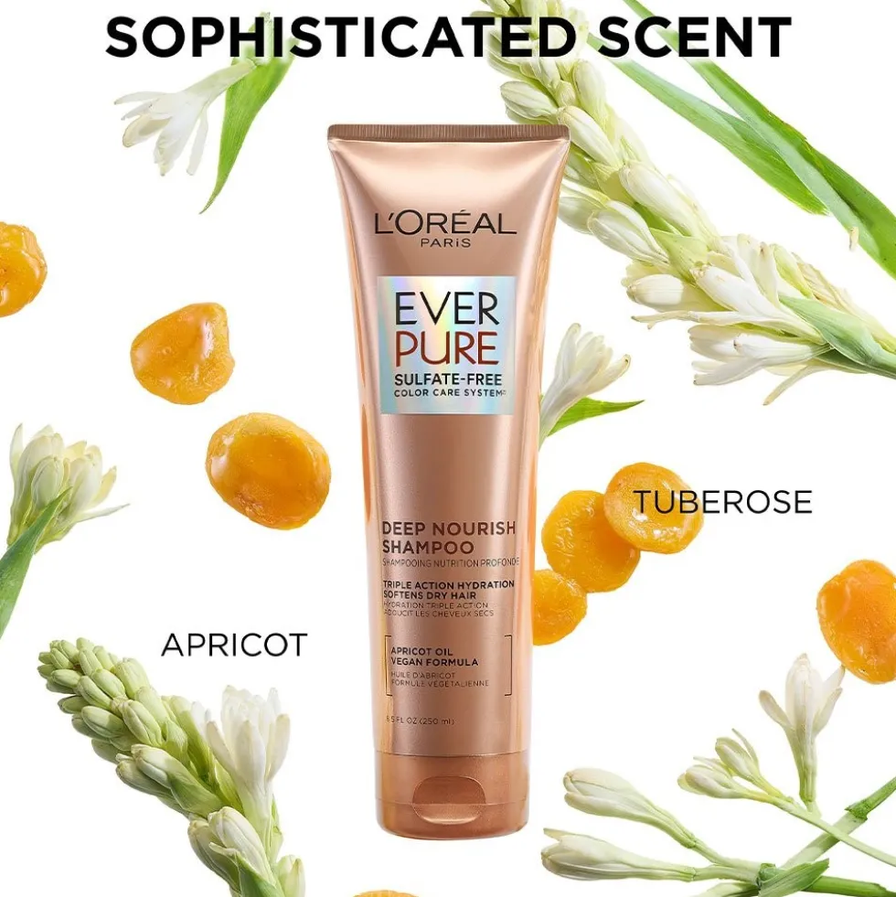 Sulfate Free Deep Nourish Shampoo for Softening Dry Hair