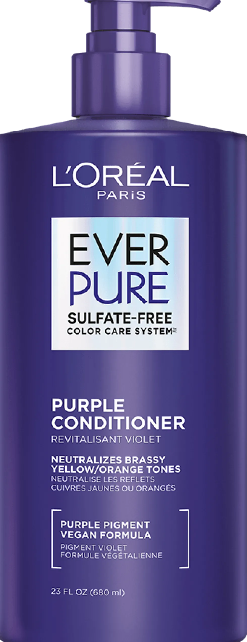 Sulfate Free Purple Conditioner for Toning Blonde Hair