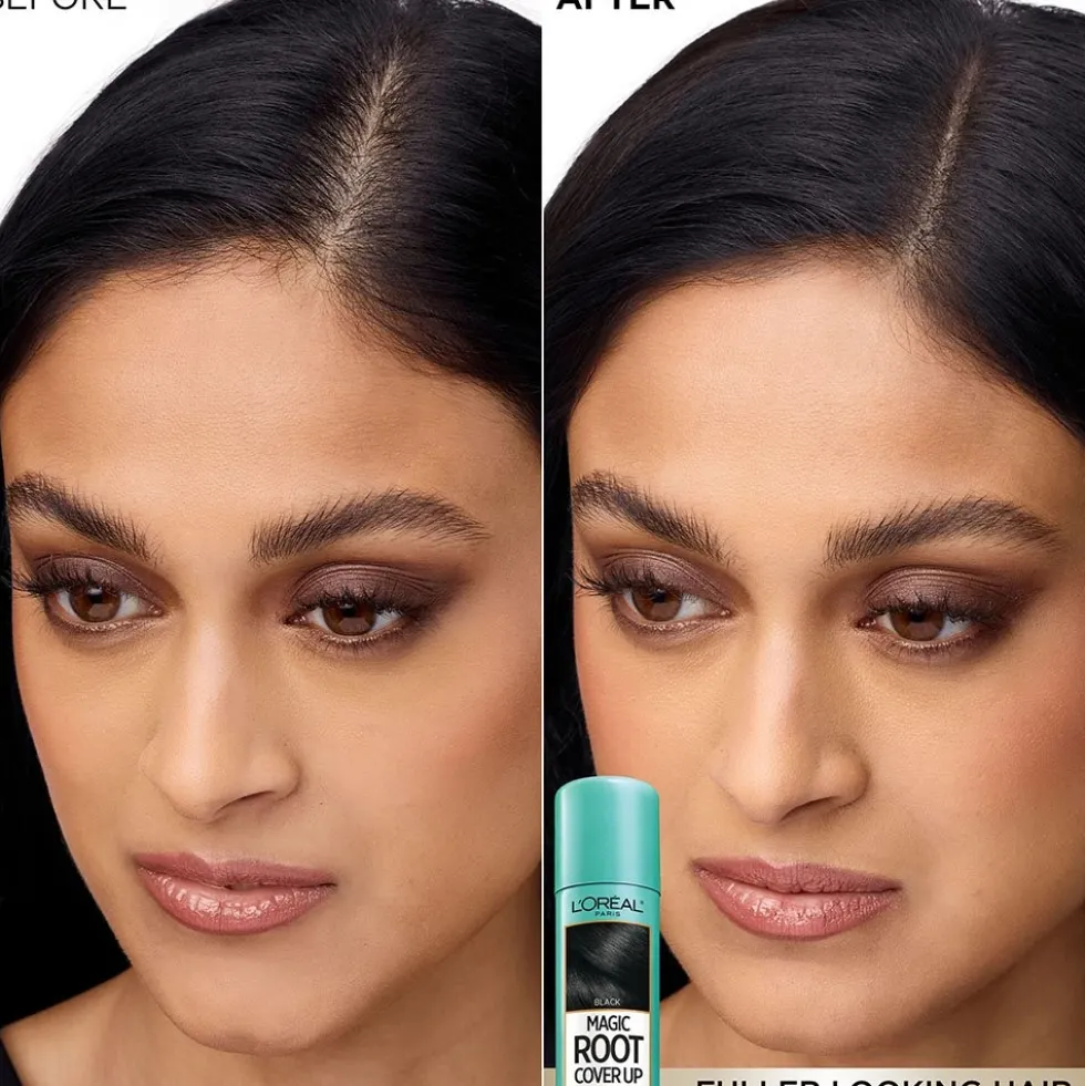 Temporary Root Cover Up Spray for Gray Root Coverage