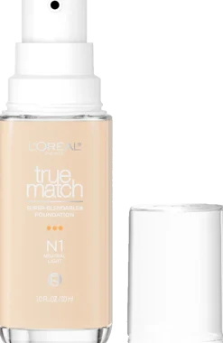 True Match Super-Blendable Skincare Infused Foundation for Buildable Medium Coverage
