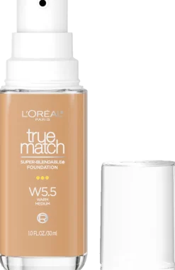 True Match Super-Blendable Skincare Infused Foundation for Buildable Medium Coverage