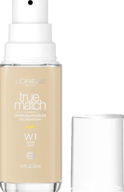 True Match Super-Blendable Skincare Infused Foundation for Buildable Medium Coverage